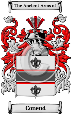 Conend Family Crest/Coat of Arms