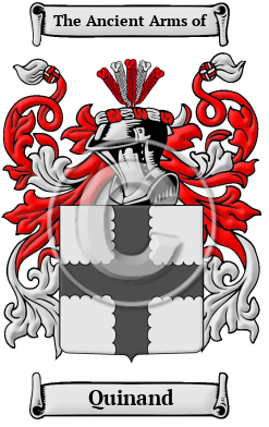 Quinand Family Crest/Coat of Arms