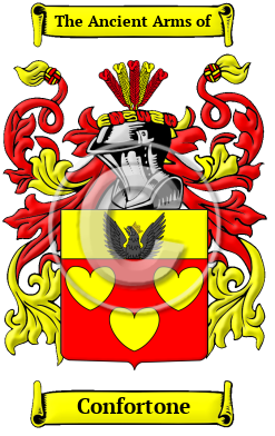 Confortone Family Crest/Coat of Arms