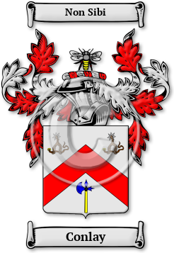 Conlay Family Crest Download (jpg) Legacy Series - 150 DPI