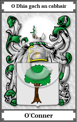 O'Conner Family Crest Download (JPG)  Book Plated - 150 DPI