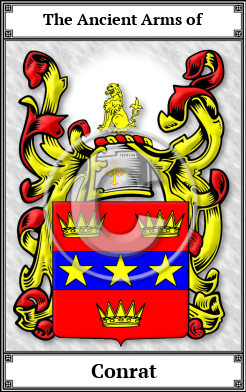 Conrat Family Crest Download (JPG)  Book Plated - 150 DPI