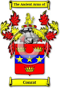 Conrat Family Crest Download (jpg) Legacy Series - 150 DPI