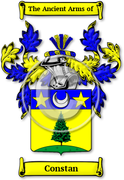 Constan Family Crest Download (jpg) Legacy Series - 150 DPI