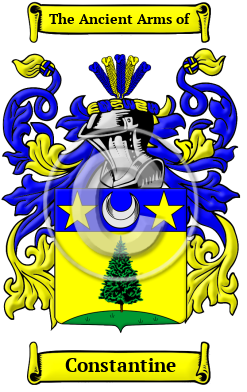 Constantine Family Crest/Coat of Arms