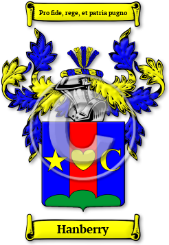 Hanberry Family Crest Download (JPG) Legacy Series - 600 DPI