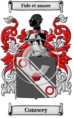 Comwey Family Crest/Coat of Arms