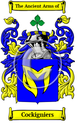 Cockigniers Family Crest/Coat of Arms