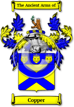 Copper Family Crest Download (jpg) Legacy Series - 150 DPI