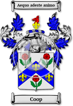 Coop Family Crest Download (jpg) Legacy Series - 150 DPI