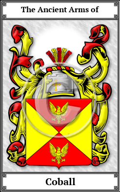 Coball Family Crest Download (JPG) Book Plated - 600 DPI