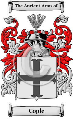 Cople Family Crest/Coat of Arms