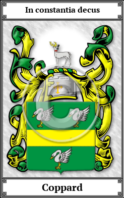 Coppard Family Crest Download (JPG)  Book Plated - 150 DPI