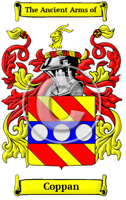 Coppan Family Crest/Coat of Arms