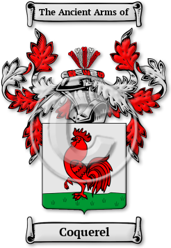 Coquerel Family Crest Download (JPG) Legacy Series - 600 DPI