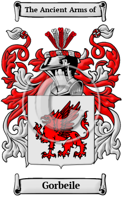 Gorbeile Family Crest/Coat of Arms