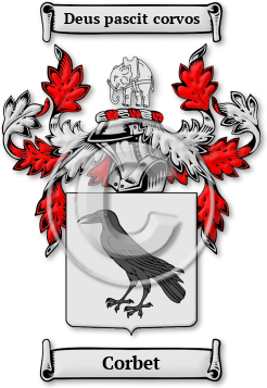 Corbet Family Crest Download (jpg) Legacy Series - 150 DPI