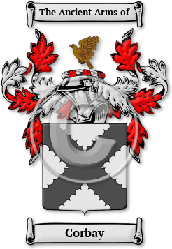 Corbay Family Crest Download (jpg) Legacy Series - 150 DPI