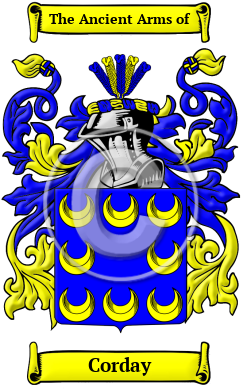 Corday Family Crest Download (JPG) Heritage Series - 600 DPI