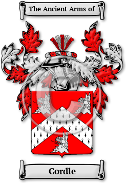 Cordle Family Crest Download (jpg) Legacy Series - 150 DPI