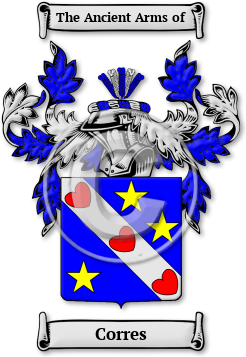 Corres Family Crest Download (JPG) Legacy Series - 600 DPI