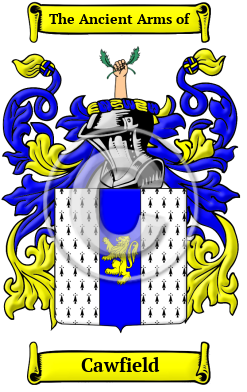 Cawfield Family Crest/Coat of Arms