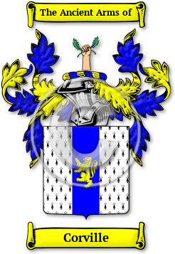 Corville Family Crest Download (JPG) Legacy Series - 600 DPI