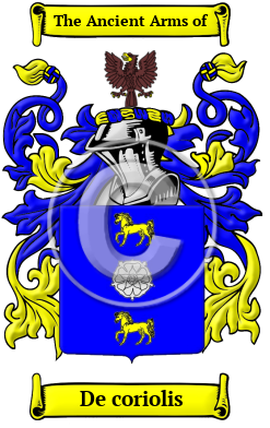De coriolis Family Crest/Coat of Arms