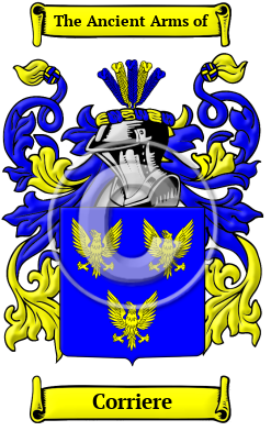 Corriere Family Crest/Coat of Arms