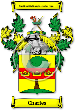 Charles Family Crest Download (jpg) Legacy Series - 150 DPI