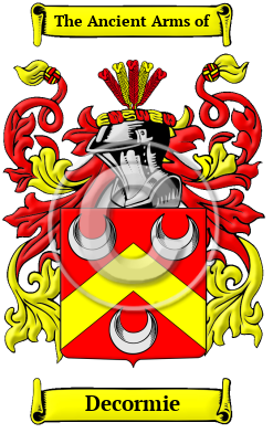 Decormie Family Crest/Coat of Arms