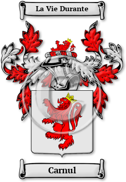 Carnul Family Crest Download (JPG) Legacy Series - 300 DPI