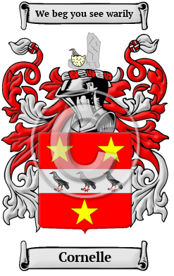 Cornelle Family Crest/Coat of Arms