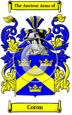 Coron Family Crest/Coat of Arms