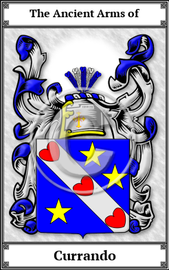 Currando Family Crest Download (JPG)  Book Plated - 150 DPI