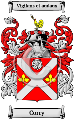 Corry Family Crest/Coat of Arms