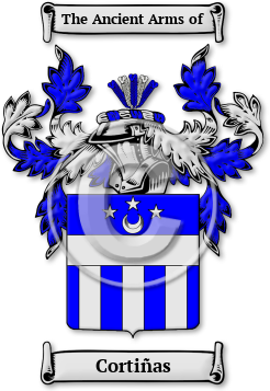 Cortiñas Family Crest Download (jpg) Legacy Series - 150 DPI