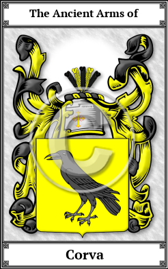 Corva Family Crest Download (JPG) Book Plated - 600 DPI