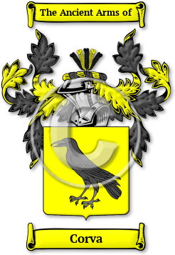 Corva Family Crest Download (JPG) Legacy Series - 600 DPI