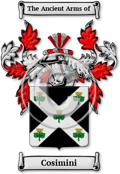 Cosimini Family Crest Download (JPG) Legacy Series - 600 DPI