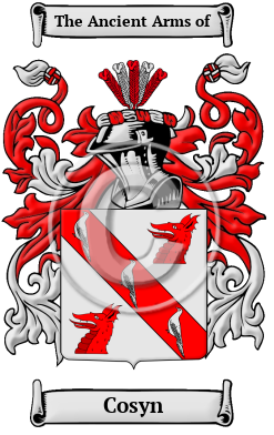 Cosyn Family Crest/Coat of Arms