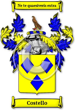 Costello Family Crest Download (JPG) Legacy Series - 600 DPI