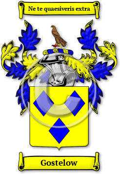 Gostelow Family Crest Download (jpg) Legacy Series - 150 DPI