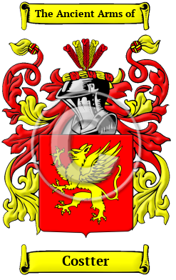 Costter Family Crest/Coat of Arms