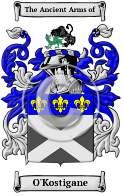 O'Kostigane Family Crest/Coat of Arms