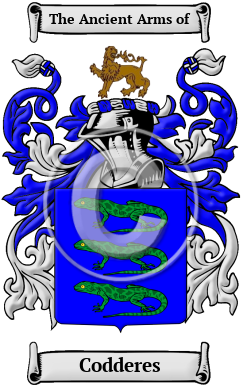 Codderes Family Crest/Coat of Arms