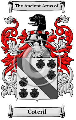 Coteril Family Crest/Coat of Arms
