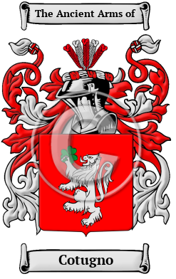 Cotugno Family Crest/Coat of Arms