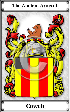 Cowch Family Crest Download (JPG)  Book Plated - 150 DPI