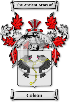 Colson Family Crest Download (jpg) Legacy Series - 150 DPI